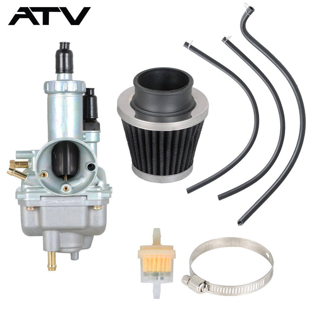 Carb & Air Filter For Kawasaki Bayou 220 Carburetor KLF220A Bayou 250 KLF250A
