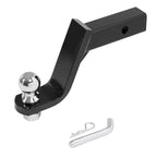 Trailer Hitch Ball Mount with 2" Ball & Pin Fits 2" Receiver 7500 lbs 6"Drop