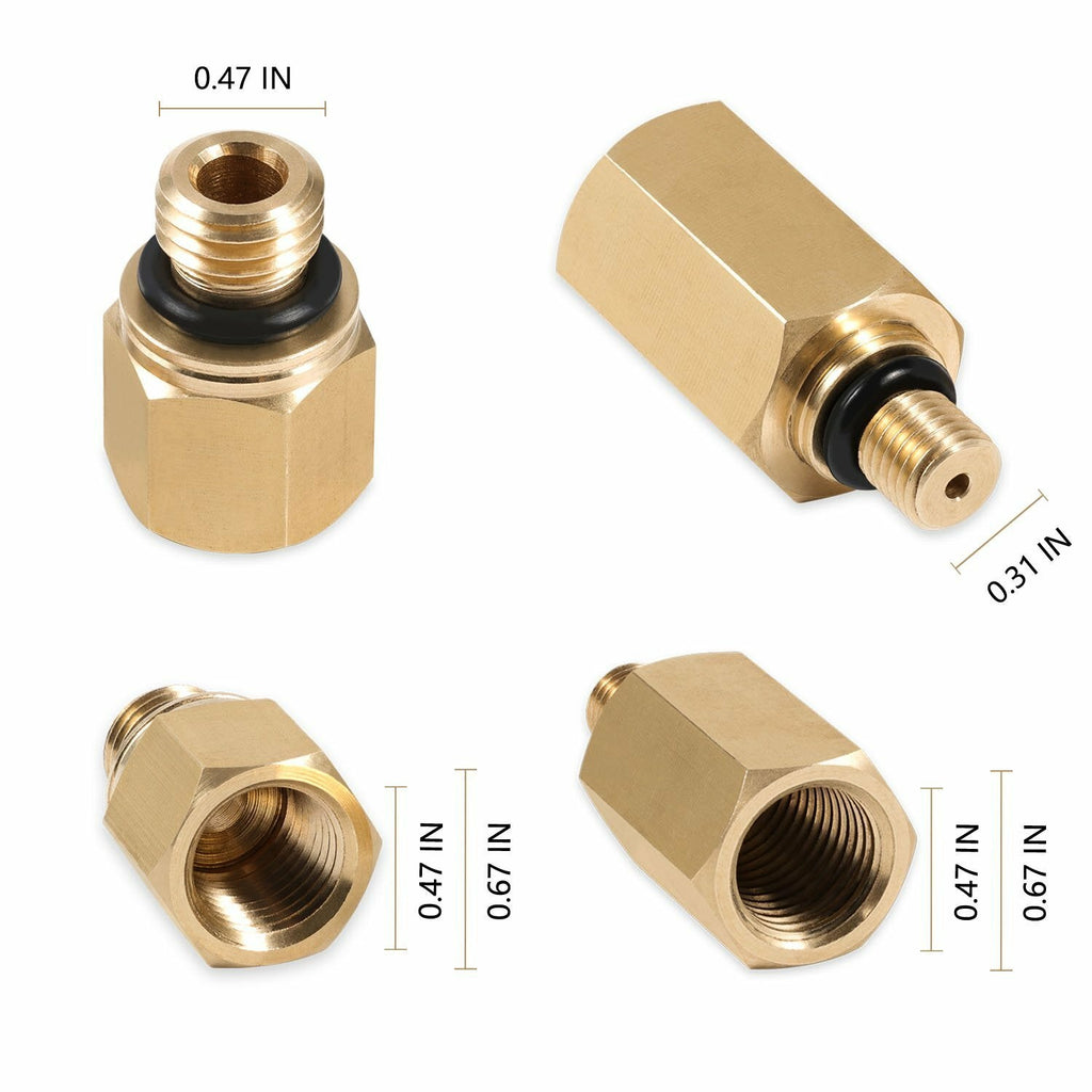 High Pressure Oil Rail Adapters Leak Test Kit for Ford 6.0L Diesel Engine