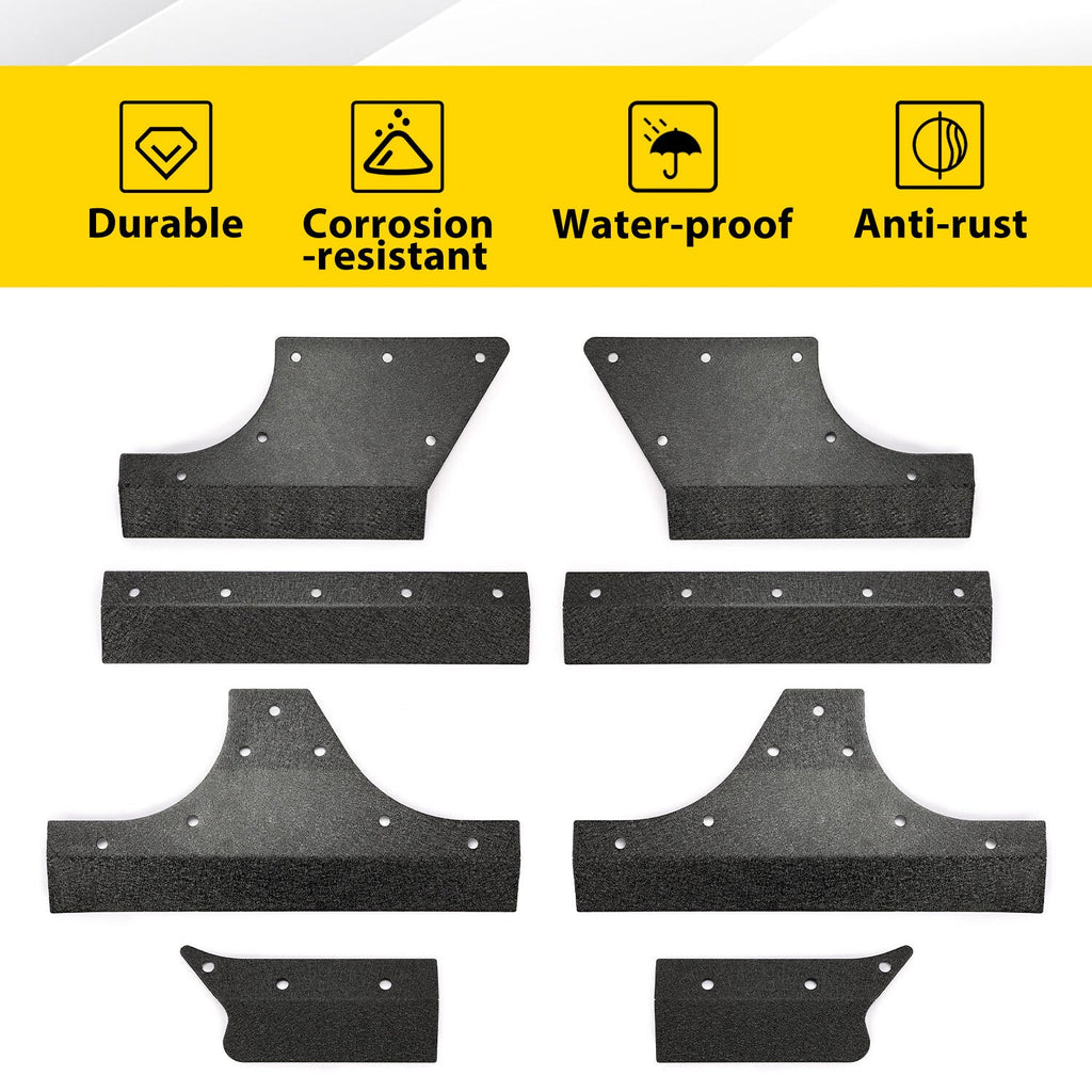 Upgrated Body Armor Cladding Guard Set For Jeep Wrangler JK JKU 4 Door 2007-2018