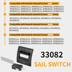 Sail Switch with Bracket Upgrade Kit for RV Furnace Replace Dometic Atwood 33082