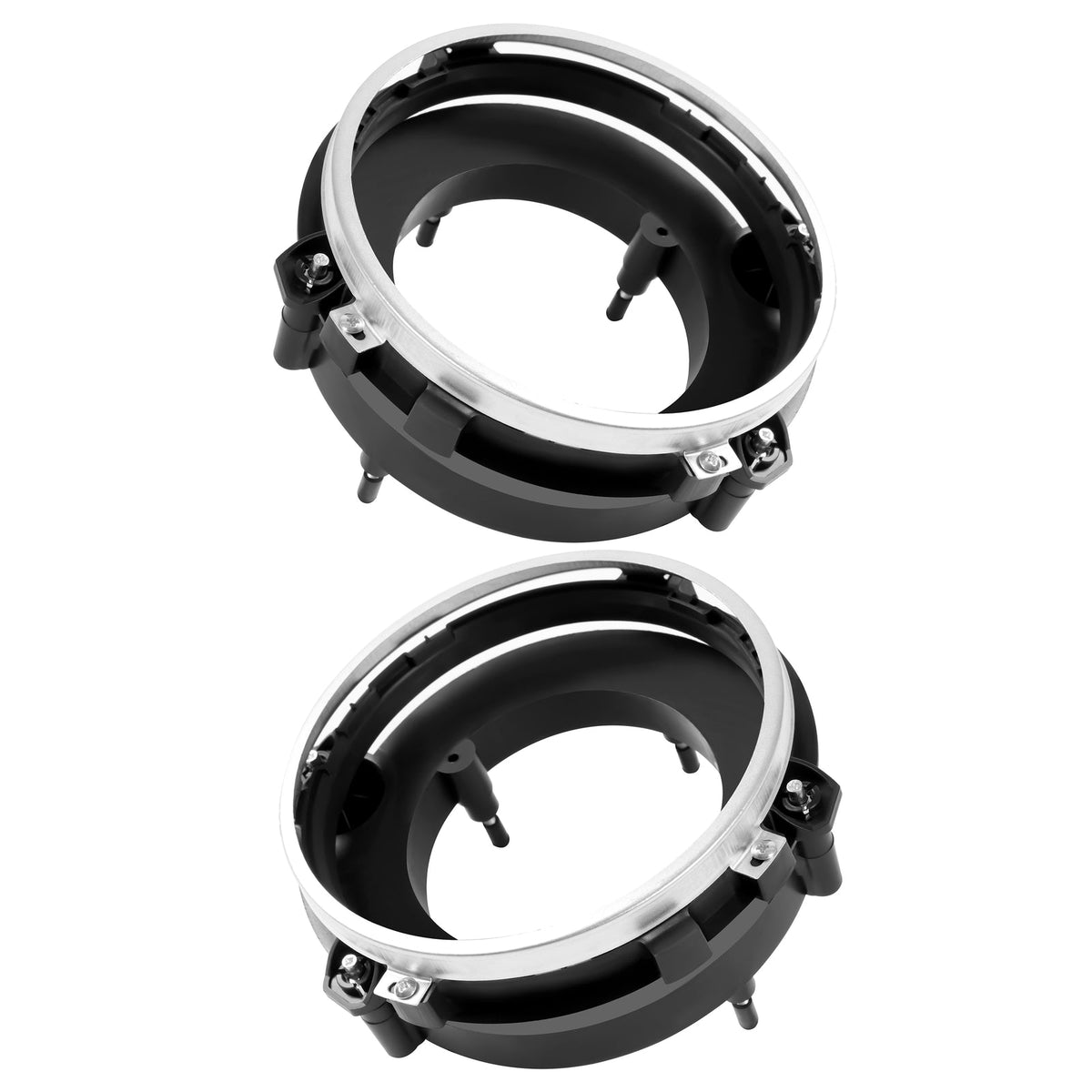 Left & Right Side Headlight Bulb Brackets Buckets For Jeep Wrangler 1997-2006