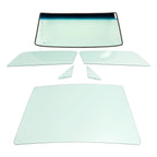 For Ford Mustang Fastback 1967 68 Glass Windshield Vent Door Back Green Windows