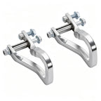 2X Front Chrome Tow Recovery Hooks w/Bolts #84195902 For GMC Sierra 1500 2019-26