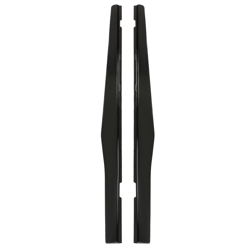 Glossy Black Side Skirts Extension Splitter For 2010-2015 Chevy Camaro LT LS SS