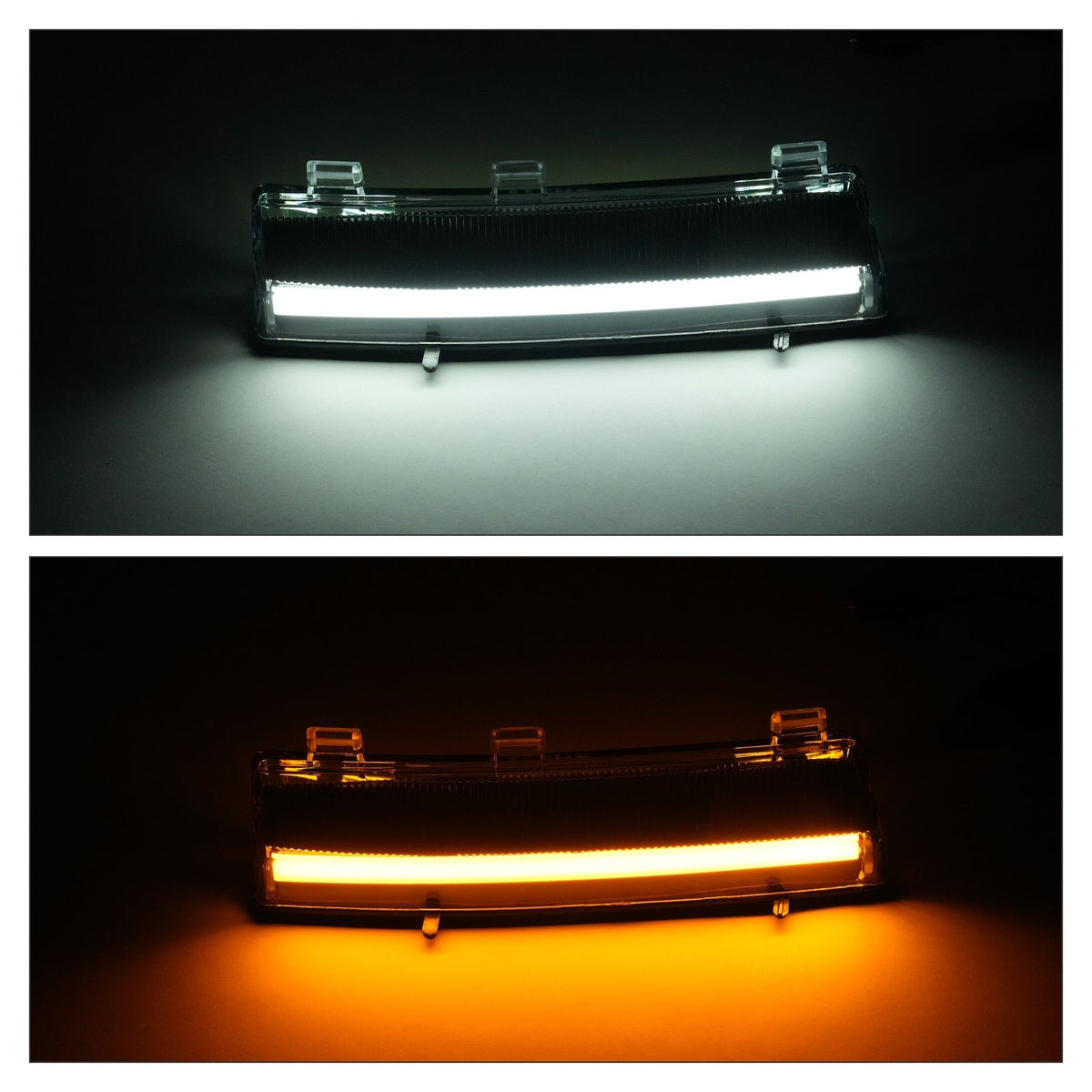 Switchback Clear Lens Turn Signal Lights Side Marker For Nissan 350Z LCI 06-09