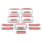 For 2004-2014 Ford F150 4 DR Chrome Handle +Tailgate Handle Covers w/ KeyPad