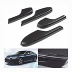 4x For Honda Civic 2016-2020 Carbon Fiber Interior Door Armrest Panel Trim Cover