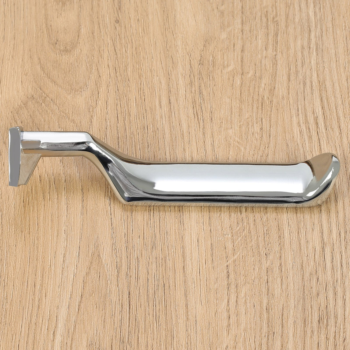 Chrome Metal Inside Door Handle Left Driver For Ford F150 F250 F350 Bronco 87-96
