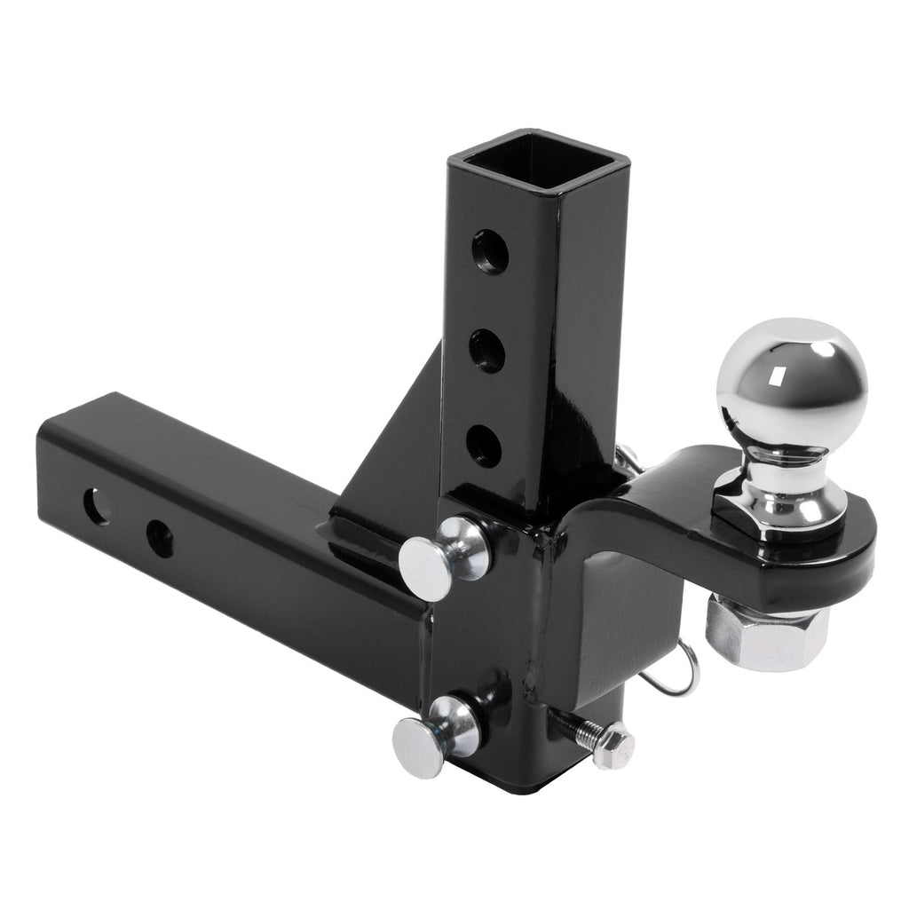 2" Receiver Trailer Hitch Ball Mount 9-1/2" Drop Tow Hitch Adjustable 7500lb