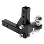 2" Receiver Trailer Hitch Ball Mount 9-1/2" Drop Tow Hitch Adjustable 7500lb