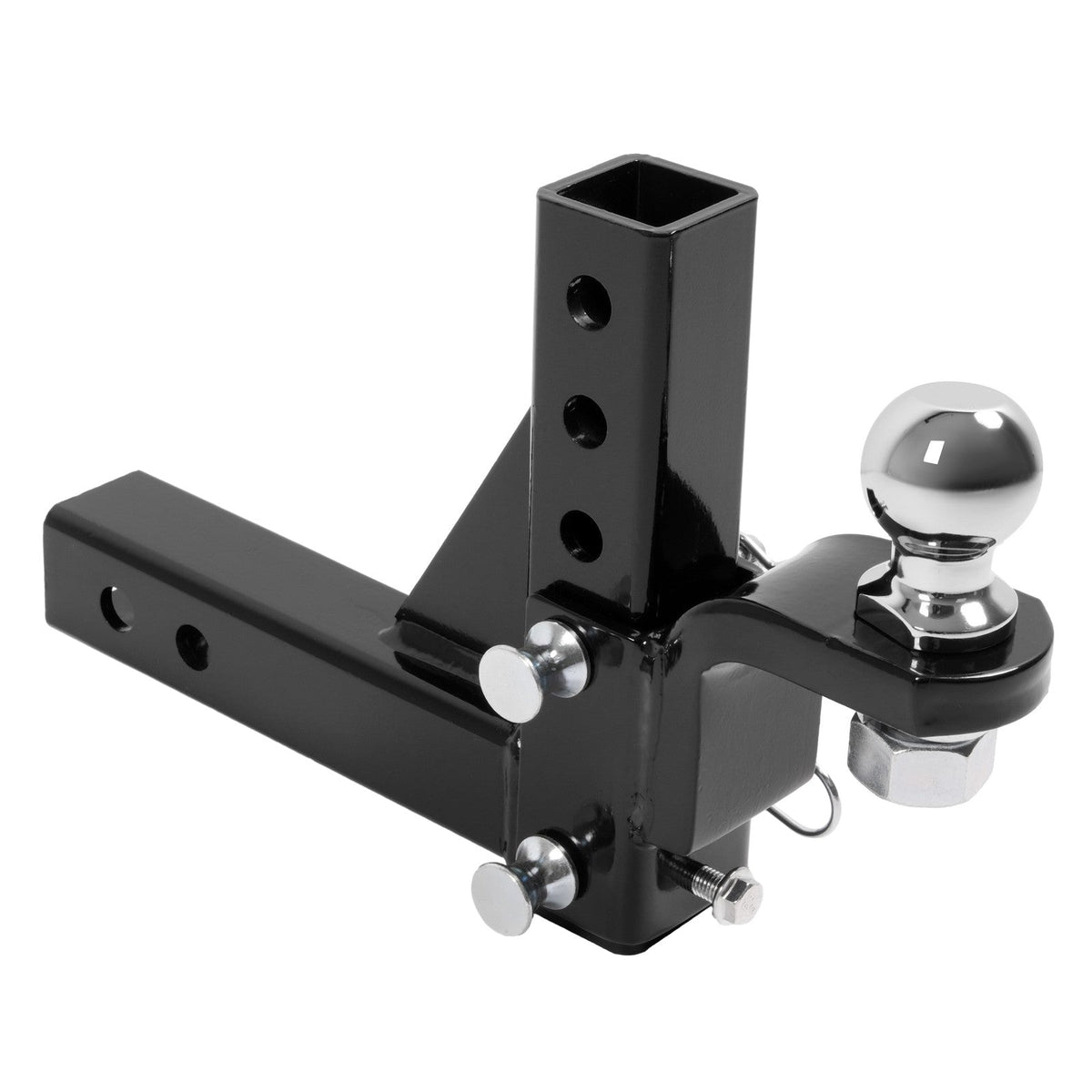 2" Receiver Trailer Hitch Ball Mount 9-1/2" Drop Tow Hitch Adjustable 7500lb