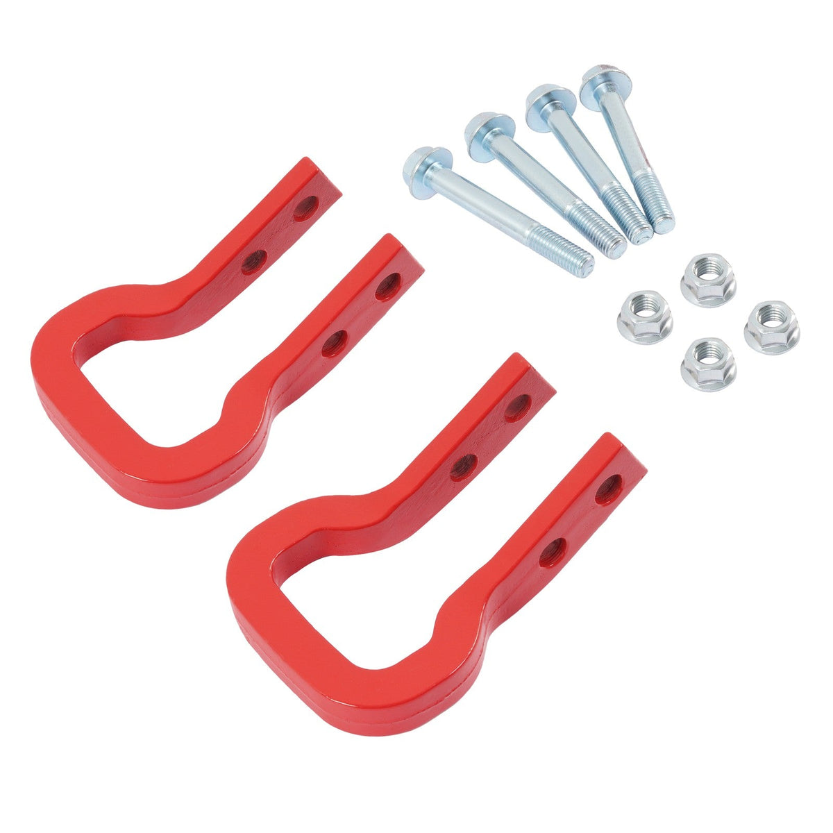Pair Red Tow Hook Kit 85137122 For Chevrolet Colorado 23-24 26 GMC Canyon 23-26