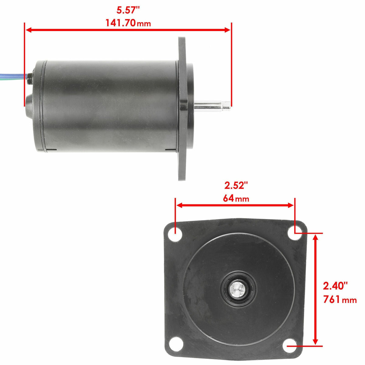 67F-43880-00-00 Tilt & Trim Motor for Yamaha F100 100hp 4-Stroke Engine 1999-02