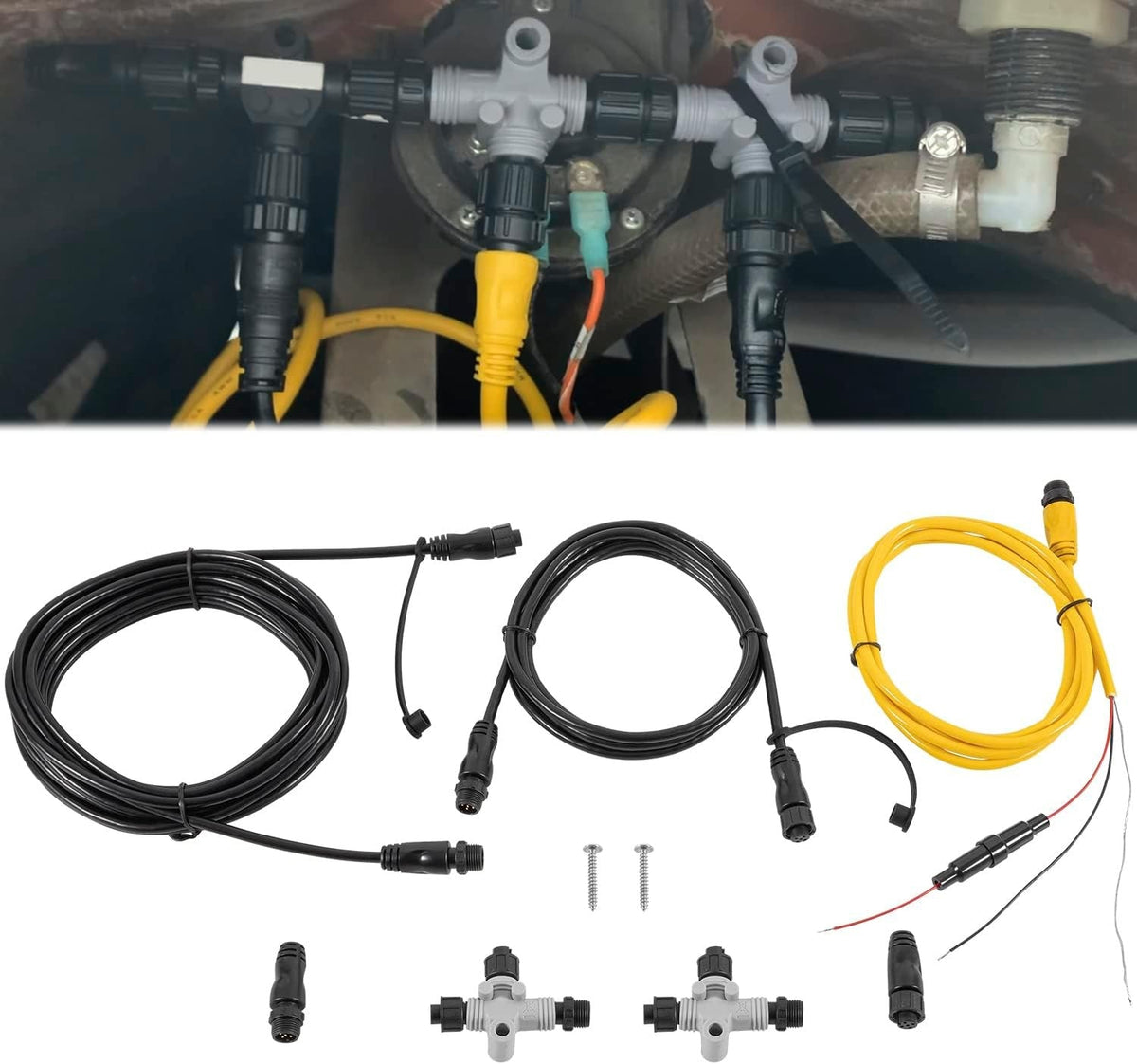 for Garmin NMEA 2000 (N2K) Basic Marine Complete Starter Kit 010-11442-00