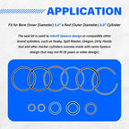 5.0" Bore x 2.0" Rod Cylinder Hydraulic Log Splitter Cylinder Rebuild Seal Kit