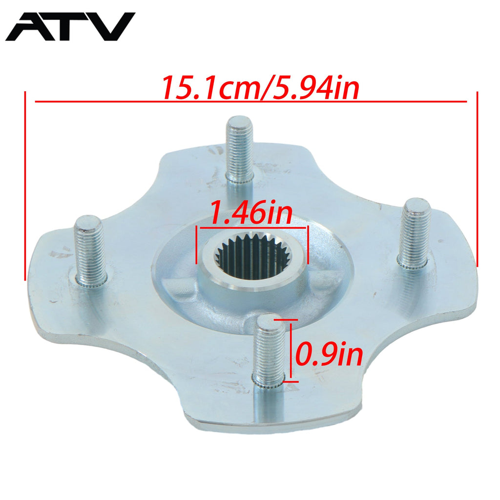 2 Rear Axle Wheel Hub Nut For Honda TRX250TM Recon 250 TRX250 TRX250TE 2X4 97-19
