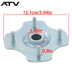 2 Rear Axle Wheel Hub Nut For Honda TRX250TM Recon 250 TRX250 TRX250TE 2X4 97-19