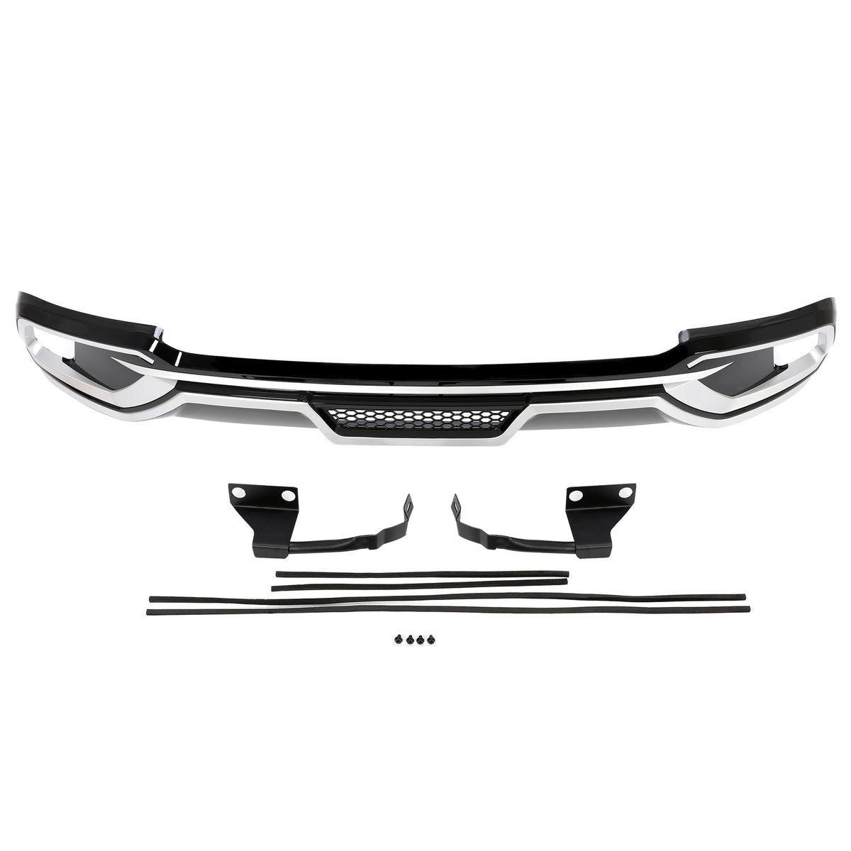 Fits Toyota Highlander 17 18 19 Rear Bumper Lip Diffuser Spoiler Guard Cover ABS