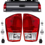 For Toyota Tacoma TRD 2016-2023 Pair Tail Lights Brake Lamp Turn Signal w/Bulb