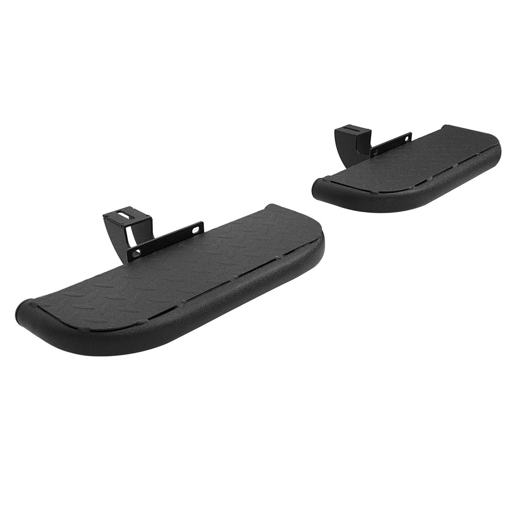 For 07-18 Jeep Wrangler JK Steel Side Hoop Steps Nerf Bar Running Boards  2-Door