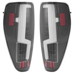 Black For 2004-2012 Chevy Colorado GMC Canyon LED Tube Tail Lights Brake Lamps