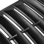 Matte Black Rear Window Louver Sun Shade Cover W/Tape For Ford Fusion 2013-2020