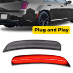 2X Rear Red Smoked LED Side Marker Light Lamp For Chrysler 300 300S 300C 15-23
