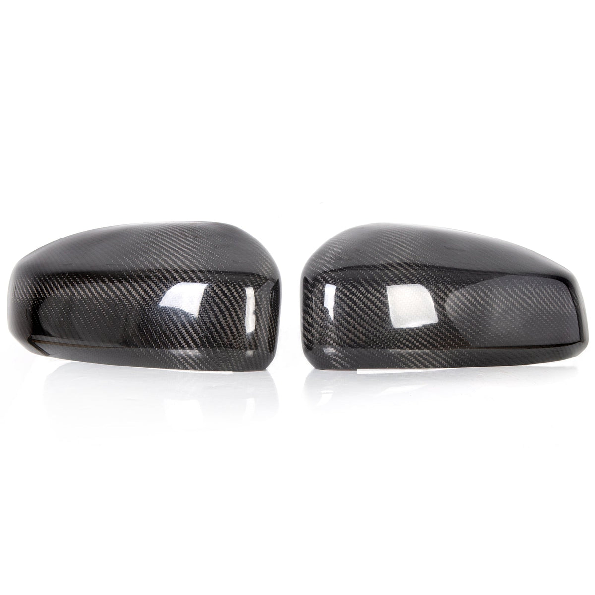 Carbon Fiber Mirror Cover Cap Black Pair For Infiniti G35 Coupe 03-07