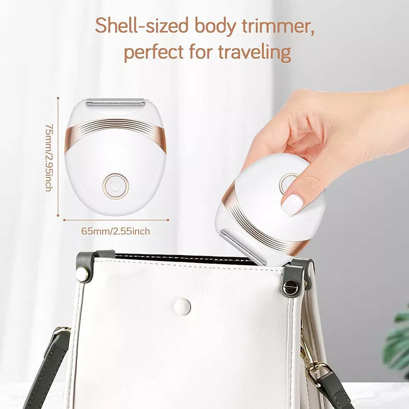 2 in 1 Wet & Dry Painless Rechargeable Lady Shaver Electric Razor for Women