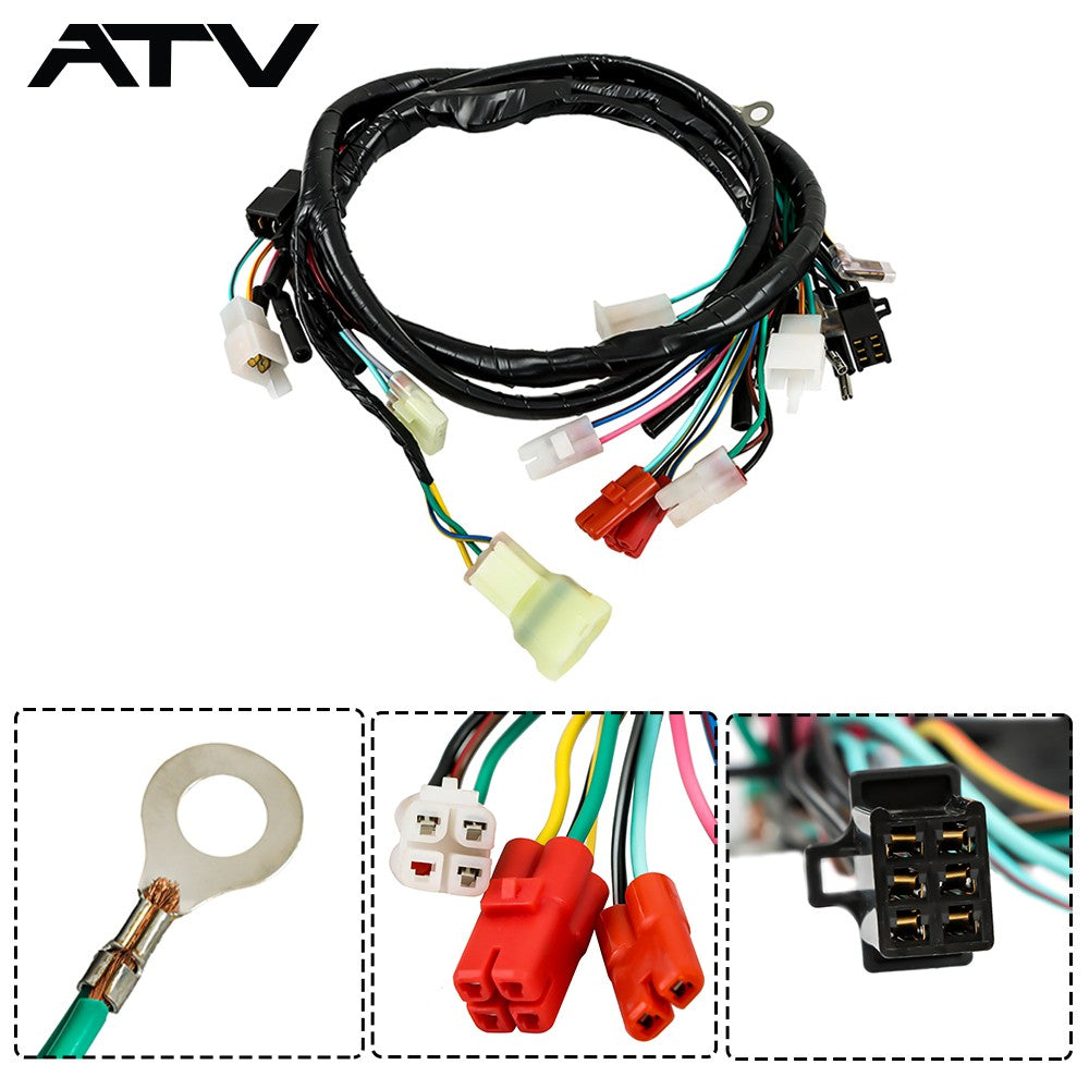 For Honda TRX300 TRX300FW CDI Ignition Coil Rectifier Relay Wire Harness New