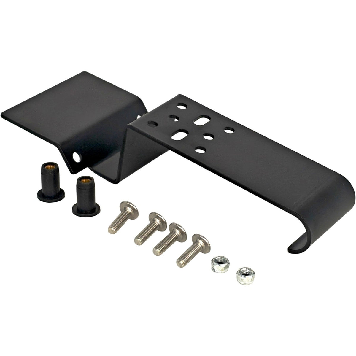 Fit Rugged Ridge CB Radio Mounting Blk Steel Bracket for Jeep Wrangler JK 07-18