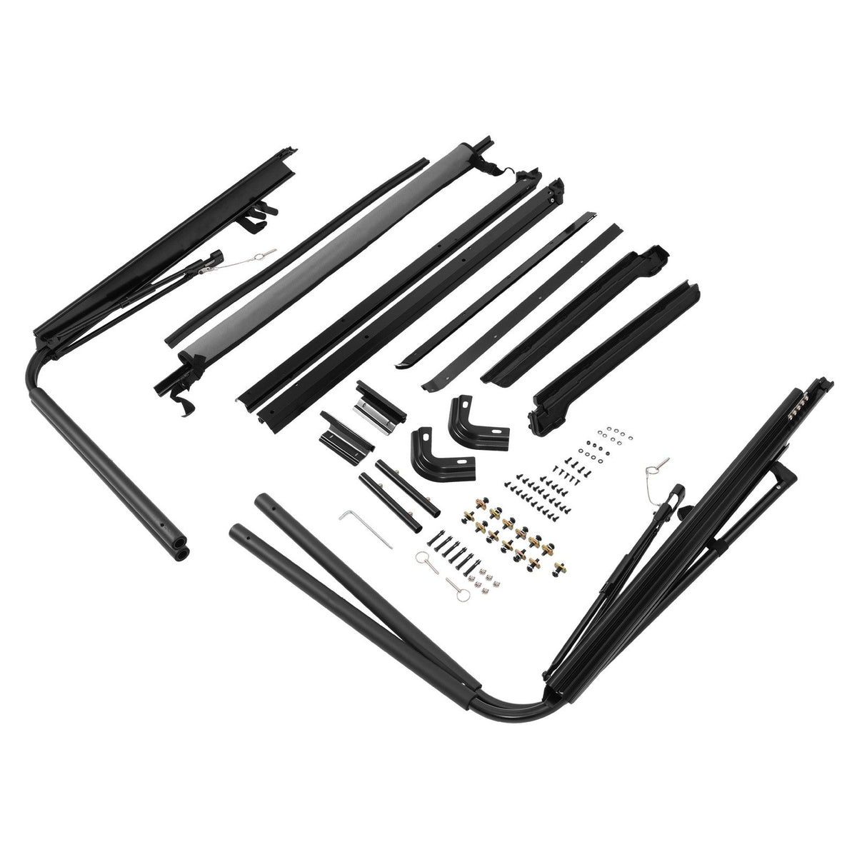 For 1987-1995 Jeep Wrangler YJ Complete Soft Top Support Frame Bow Kit