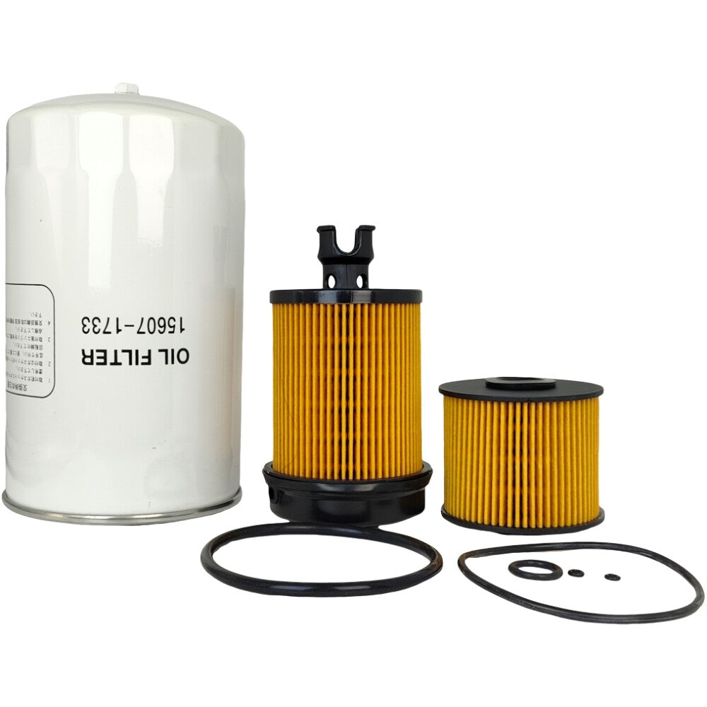 23304-EV360 Oil Fuel Filter Kit 23304-78090 15607-1733 for Hino M5 M4 2022-2024