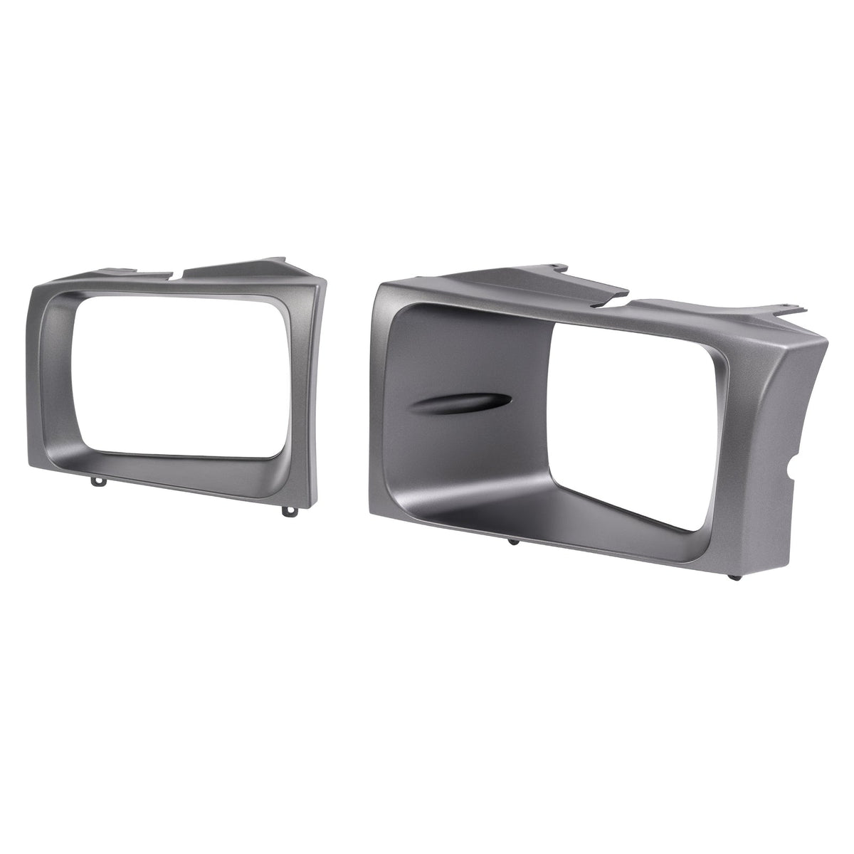 2PCS Headlight Door Set Bezel For Ford Super Duty F250 F350 F450 F550 1999-2004