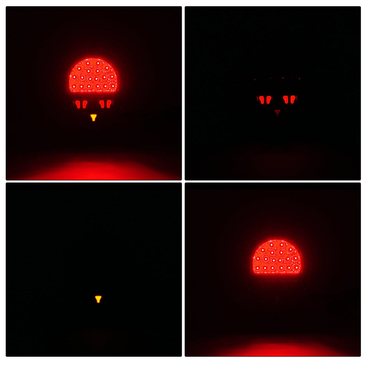 2x LED Brake Lights Lamps New Red Rear Stop Tail Lights For Humvee M998 M35