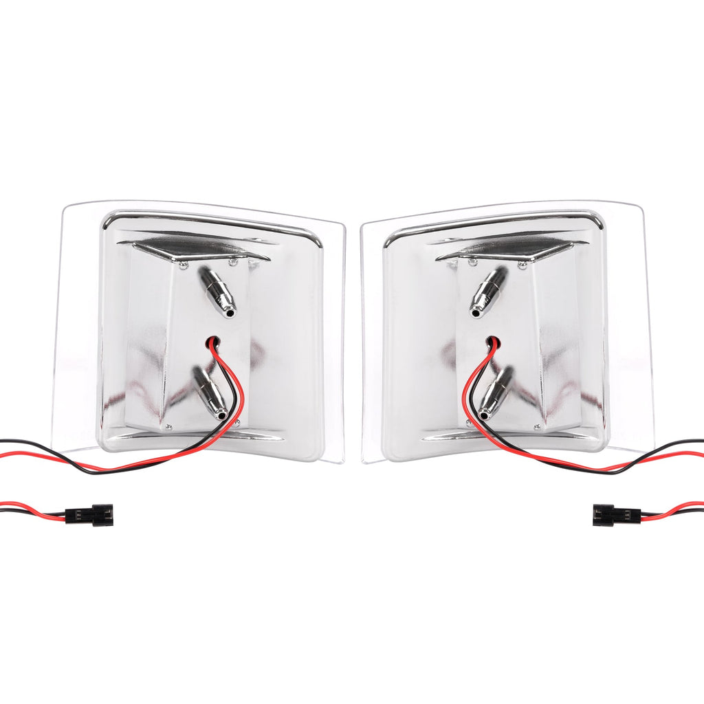 Full LED 4PCS Clear Corner Side Marker Lights For Chevy C/K 1500 2500 1994-99