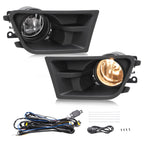 Bumper Fog Lights Driving Lamp & Bezel Left+Right For Ford Mustang 2010-2012