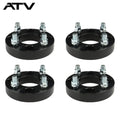 4pcs 1" 4x4 Black ATV Wheel Spacers For Golf Cart  GO GO Club Car 4x101.6mm