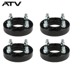 4pcs 1" 4x4 Black ATV Wheel Spacers For Golf Cart  GO GO Club Car 4x101.6mm