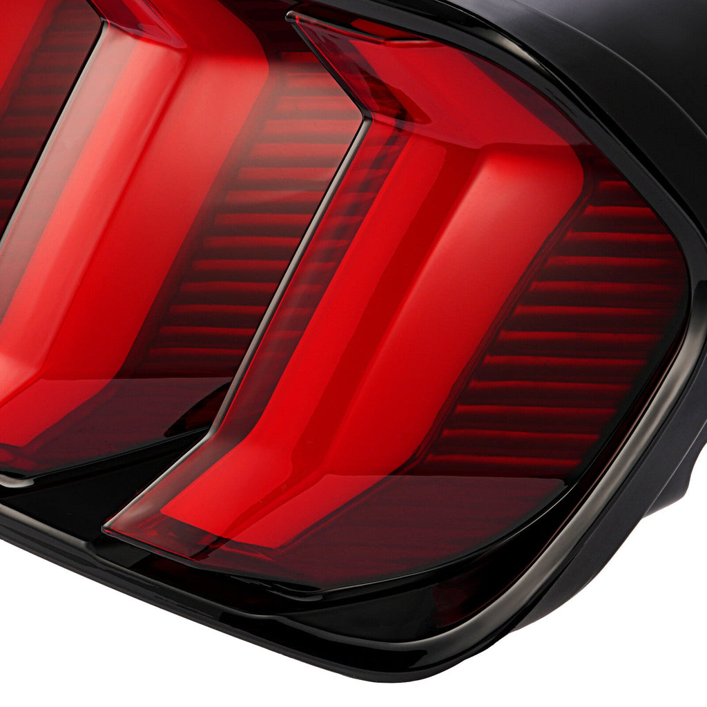 Pair LED Tail Lights Assembly For Ford Mustang 2015-2023 Rear Tail Brake Lamps