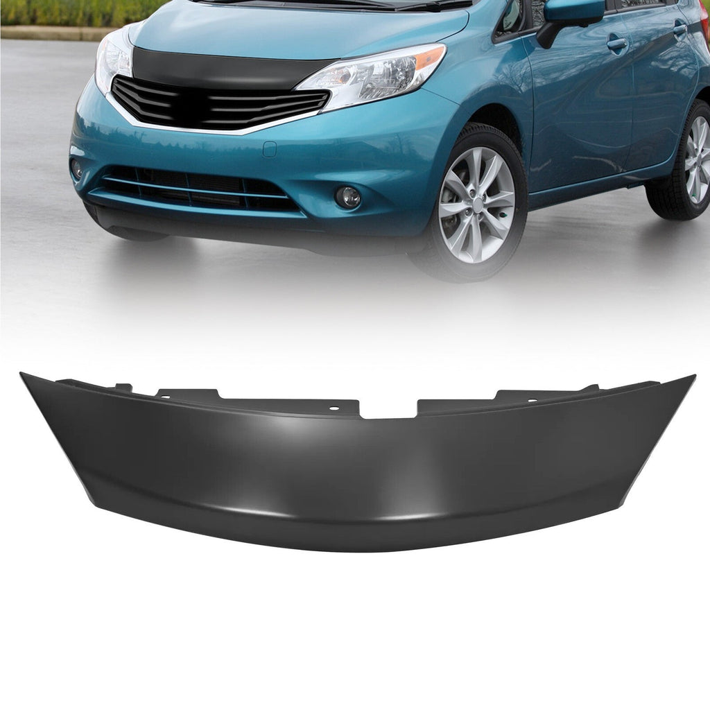 For Nissan Versa Note 2014-2016 NI1201100 Black Grille Cover Hood Molding ABS