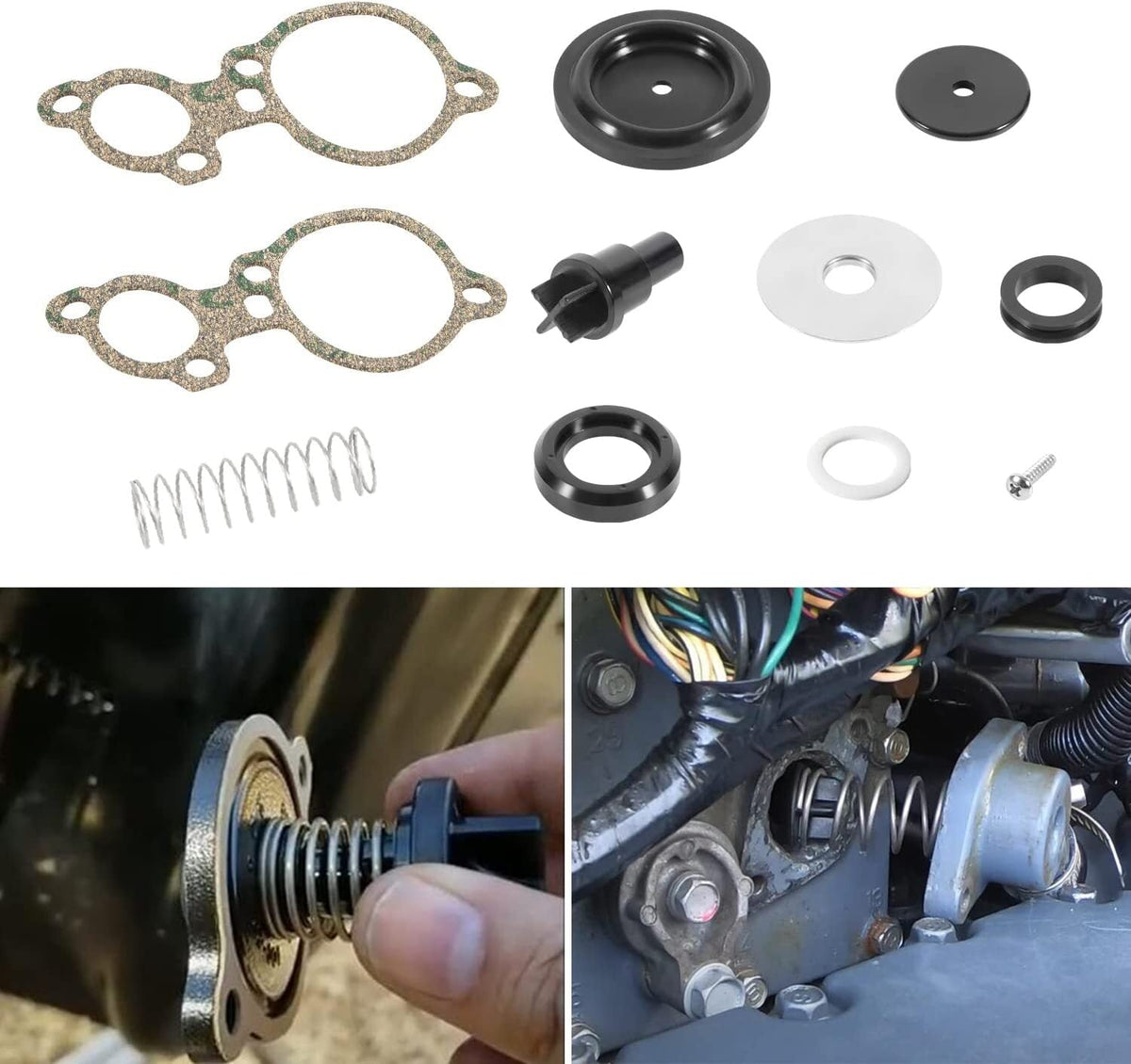 803062T1 Poppet Valve/Diaphr Kit Fit for Mercury 135-150-175-200hp 2.0L 2.5L V6