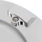 For Hummer H2 2003-2009 Locking Fuel Door Gas Tank Cap Cover Aluminum Chrome