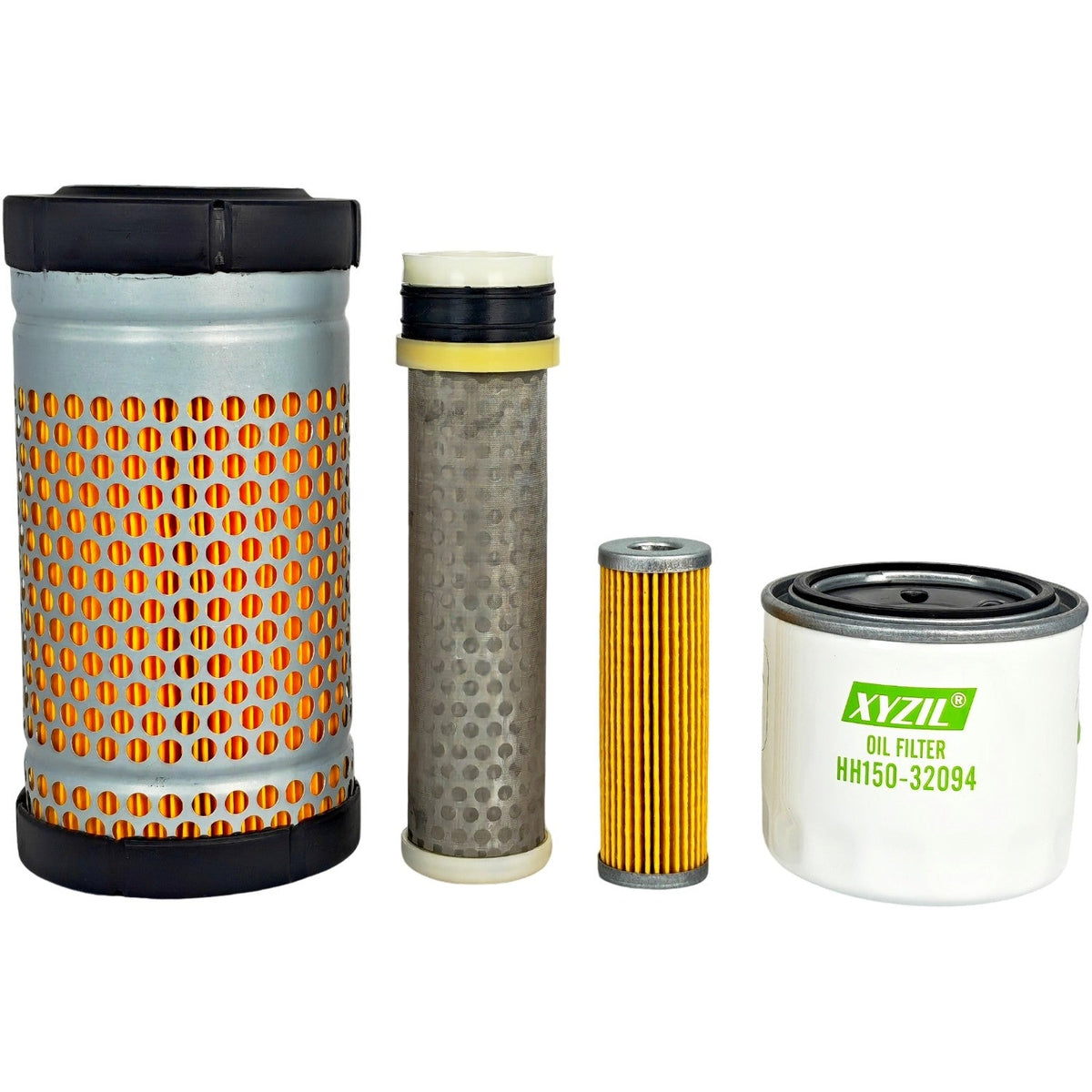 Service Filter Kit Fit for Kubota K008 K008-3 Excavator w/ D722 Engine SN 20063