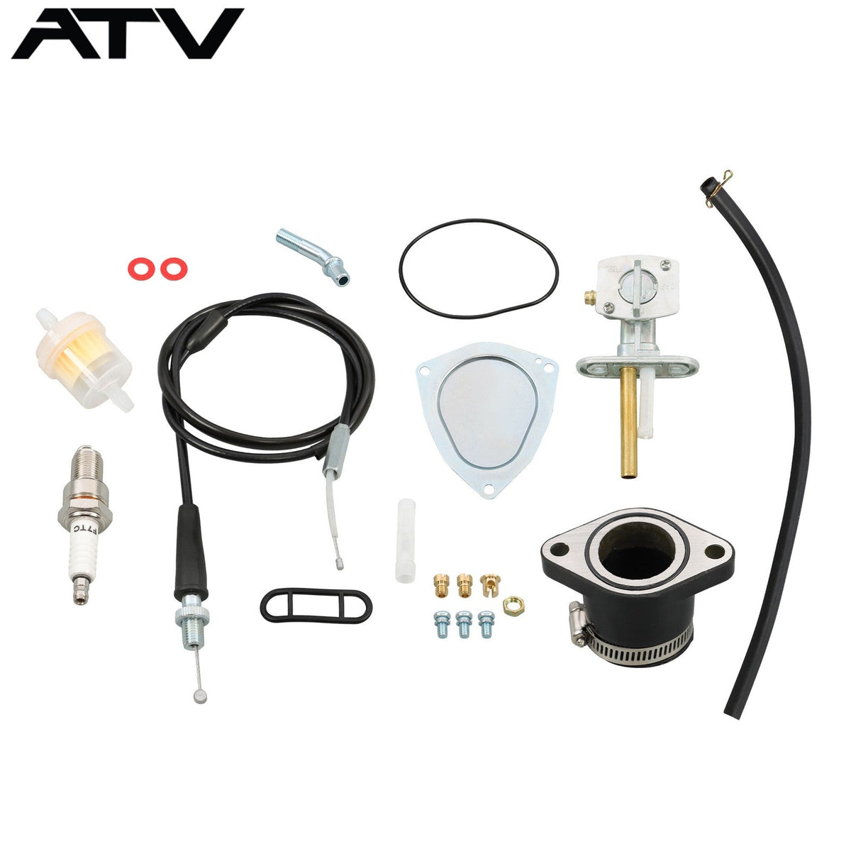 Carburetor Kit For YAMAHA Big Bear Wolverine Kodiak Grizzly 250 350 400 US