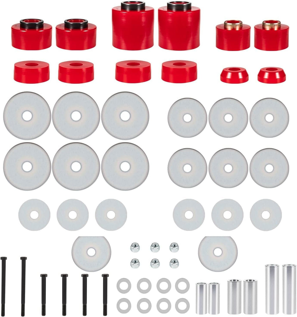 for 1980-1998 Ford F150 F250 F350 2WD/4WD 4.4123R Body Cab Mount Bushing Set Kit