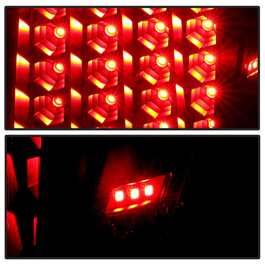 For Toyota Tundra 2007-2013 Full LED Tail Lights Lamps Left+Right Pair Set Black