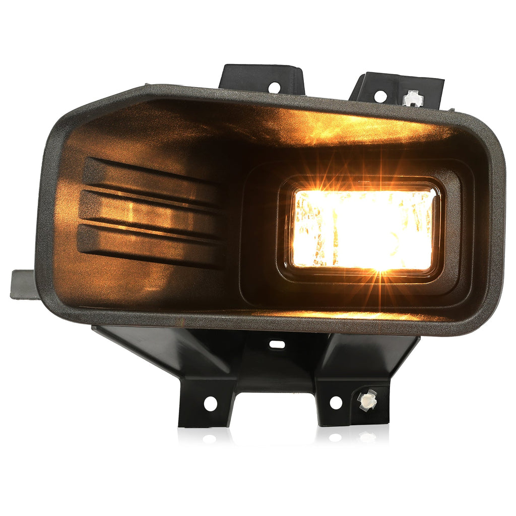 Clear Lens Halogen Fog Lights Lamps Set Pair For Ford F-150 F150 2018-2020