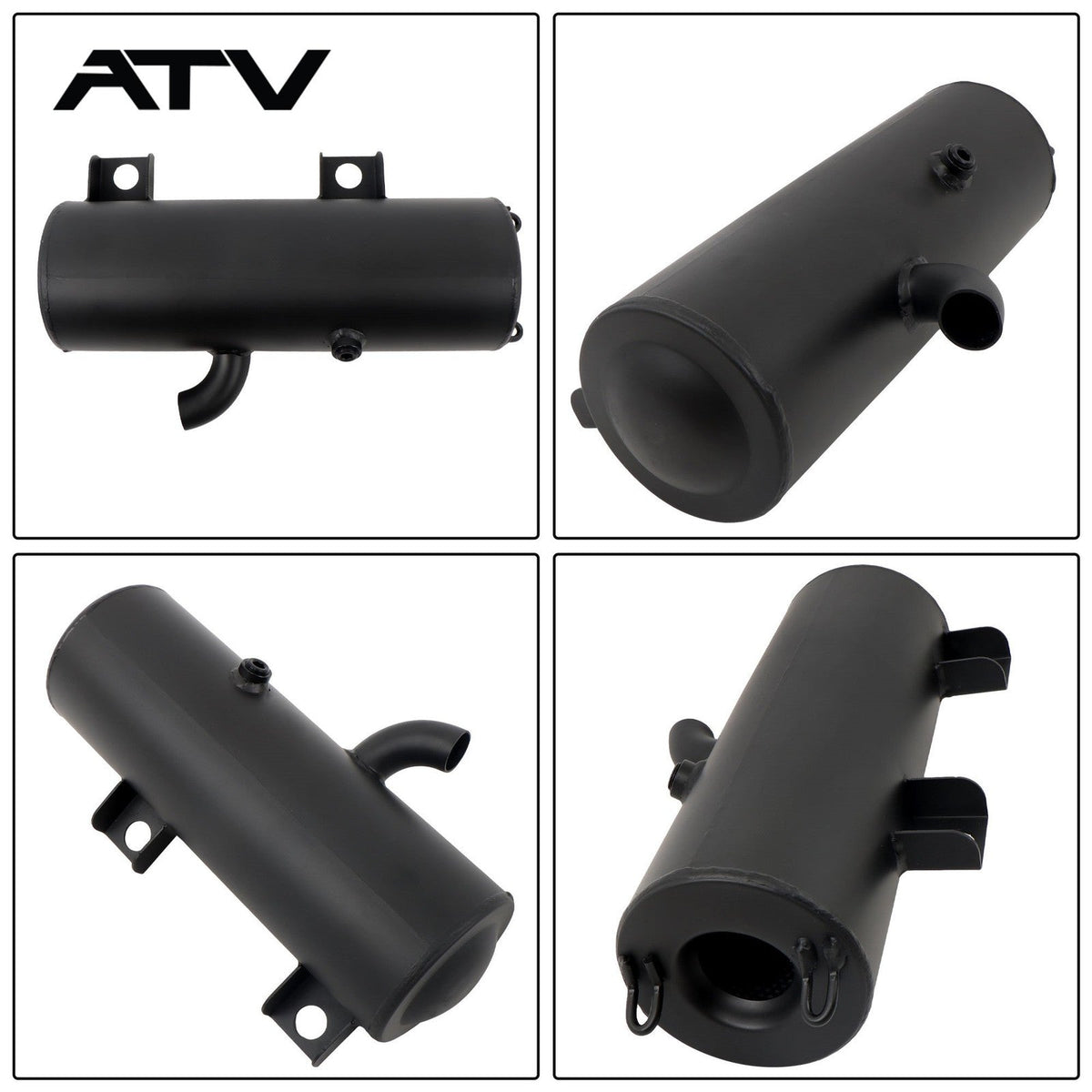 Exhaust Muffler Silencer W/Gaskets For Polaris Scrambler 500 2000-2012 NEW